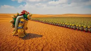 Bowser vs 100,000 Red Koopas | Ultimate Epic Battle Simulator 2 #ultimateepicbattlesimulator2