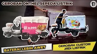 GEROBAK SEPEDA LISTRIK BOX FREEZER BUAT JUALANN KOPI | FRANCHISE MINUMAN KEKINIAN |  0822-222-17966