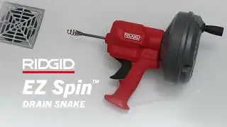 Introducing the EZ SPIN&trade; Drain Snake by RIDGID