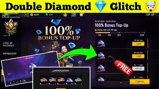 Airdrop Se 100% Bonus Top Up Trick 😱 | Double Diamond Top Up Kaise Kare Free Fire | Top Up Glitch 