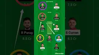 PBKS vs RR Dream11 prediction #ipl #youtubeshorts #cricket #shorts