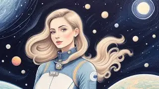 Women in Outer Space #women #art #space