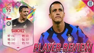 UPGRADED 95 SUMMER HEAT ALEXIS SANCHEZ PLAYER REVIEW! SBC PLAYER - FIFA 20 ULTIMATE TEAM