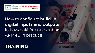 Kawasaki Robotics - How to configure build-in digital inputs and outputs? ARM-ID in practice
