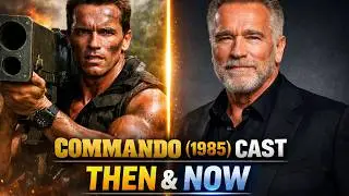 COMMANDO (1985) CAST &mdash; THEN & NOW#evolution #arnoldschwarzenegger #famous #hollywood #nostalgia