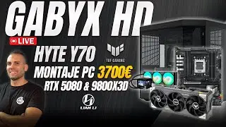🔴 Montaje PC 3700&euro; - RTX 5080 & 9800X3D & HYTE Y70 | MONTAJES PC GAMING PERSONALIZADOS