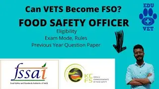 Food Safety Officer|Qualification |Exams