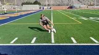 Training for the NFL Combine - 5-10-5 Shuttle (Technique Check)