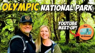 PNW RV Road Trip to Olympic National Park! Hoh Rainforest | Hall of Mosses | Mora Campground