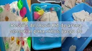Rese&ntilde;a del Aocii Kit de arena sensorial para ni&ntilde;os, juego de arena con tem&aacute;tica de cuento de hadas d