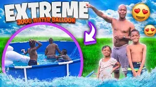 EXTREME 3000 WATER BALLOON Fight Must Watch