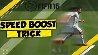 FIFA 16 SECRET SPEED BOOST TUTORIAL -  SPECIAL PACE BOOST GLITCH