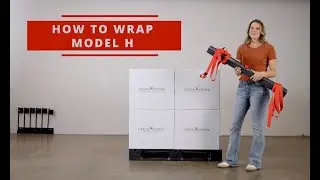How to wrap Model H (Green Spider Pallet Corner Protected Straps)