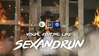 Fire Visual Concept like Bharat Sharma | Sexandrun instagram editing | calop editing