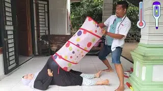 Drama Lucu 💢😱 Ibu Hamil Melahirkan Pakai Trowongan Polkadot