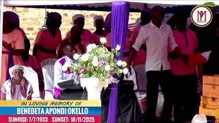 IN LOVING MEMORY OF MAMA BENEDETA APONDI OKELLO