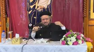 محاضرة الشباب وتحديات العصر من زيارة ابونا داود لمعي الى بغداد 2