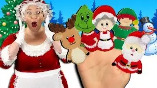 Christmas Finger Family Song | Holidays Finger Family Nursery Rhyme for kids
