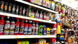 Inside one of the biggest supermarkets in Diani.