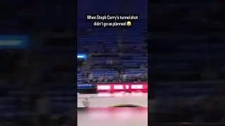 This Steph Curry full-court tunnel shot didn&rsquo;t go well 😂 #shorts