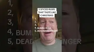 5 Spiced Rums that taste like Christmas #Christmas #rum #spicedrum #spicerum #christmasdrinks