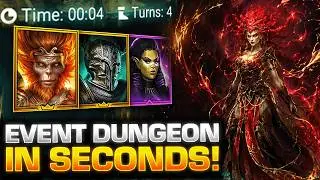 4 SECONDS?! Stage 30 Event Dungeon SPEED FARM Teams (+ F2P Team) | Raid Shadow Legends