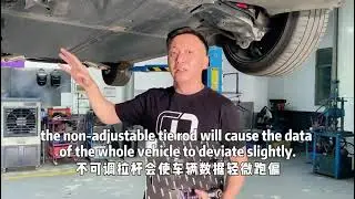 Automobile chassis reinforcement tie rods for the Tesla Model Y#modified cars#carculture#Tesla