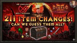 211 Item Changes Says D2 Developer (Can We Guess Them All?)