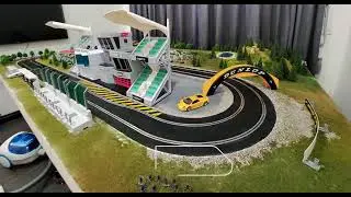 Scalextric Law Enforcer : Slot Car Layout