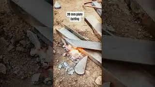 cutting methods #iron hinges for Powerful trolley #gas cutting technique #oxyfuel #workshop