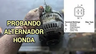 C&oacute;mo probar un alternador de Honda| Civic, Accord.