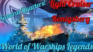 World Of Warships Legends | German Cruiser Konigsberg |