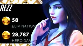 GALE TOP 500 WIDOW AND SOLDIER 76! 58 ELIMS! [ OVERWATCH SEASON 26 ]