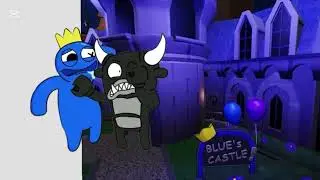 Rainbow Friends chapter 2 Blue Looky Player Huggy Wuggy Part 4