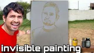 Mr Indian Hacker Invisible Painting Experiment 😯🎨 | @MRINDIANHACKER  #mrindiahacker 