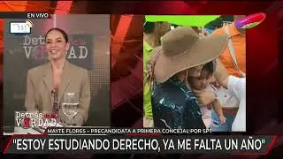 Mayte Flores: “Vengo con la frente en alto y la cara limpia para seguir ayudando a Santa Cruz”Mayte 