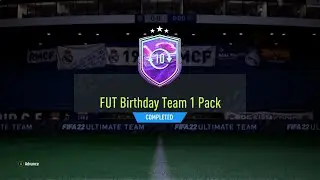 FUT BIRTHDAY TEAM 1 PACK OPENED!! FIFA 22 Ultimate Team