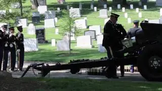 Army Old Guard Presidential Salute Battery Full Honors at Arlington National Cemetery
