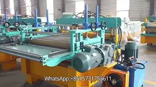 2025 Canton Fair Automatic Leveling & Straightening Steel Cutting Machine Metal Coil Leveler