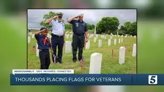 Boy Scouts to place 100,000 flags at veteran gravesites