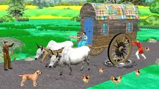 Bullock Cart House Road Trip Indian Jugaad Hindi Kahaniya Hindi Moral Stories New&nbsp;Funny Comedy Video