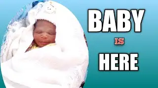 MY BABY IS HERE | NIGERIAN GRANDMA BIRTHING MY BABY | Bathing A New born (with Umbilical Cord}