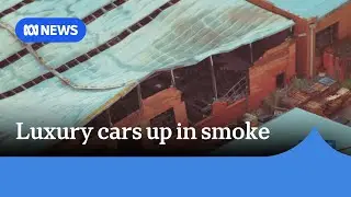Police say fire at Melbourne luxury car dealer deliberately lit | ABC NEWS