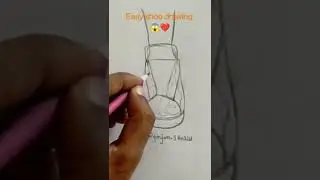Quick shoe drawing 😱❤️ | step by step shoe drawing #shorts #drawingtutorial #viralvideo