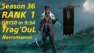Season 36  RANK 1 GR 150  Trag'OuL Necromancer Deth Nova  ( 2 / 42 set ).