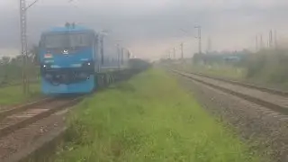 Wag 12b freight with tata steel tmt bar near jamshedpur