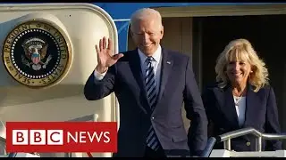 President Biden arrives at G7 with warning on Northern Ireland - BBC News