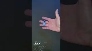Giant diamonds on the beach