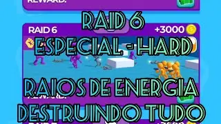 Join & Strike RAID ESPECIAL 6 MODO HARD / RAIOS DE ENERGIA DESTRUINDO TUDO 💥🔝💣