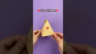 Cute Gift Box❤️#diy #papercraft #handmade #giftideas